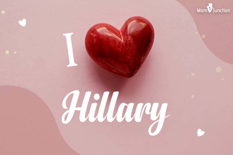 I Love Hillary Wallpaper
