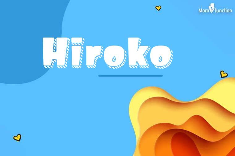 Hiroko 3D Wallpaper