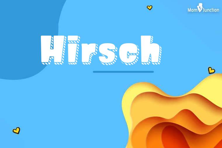 Hirsch 3D Wallpaper