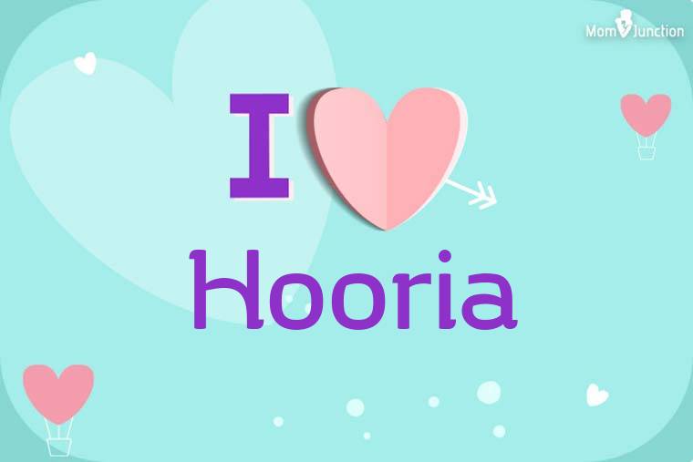 I Love Hooria Wallpaper
