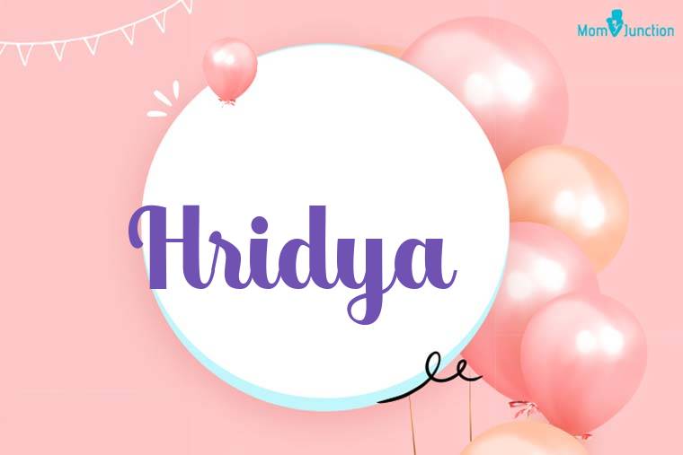Hridya Birthday Wallpaper