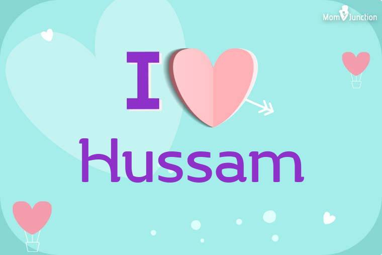 I Love Hussam Wallpaper