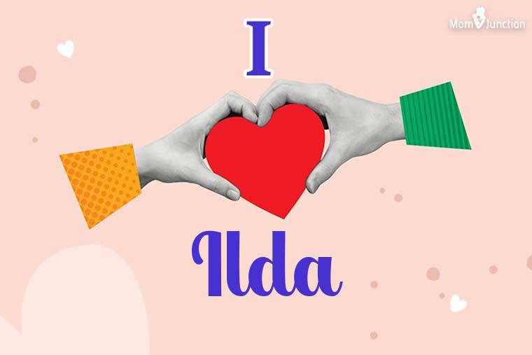 I Love Ilda Wallpaper