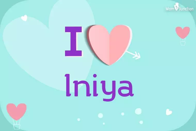 I Love Iniya Wallpaper