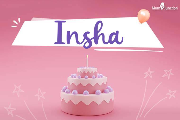 Insha Birthday Wallpaper