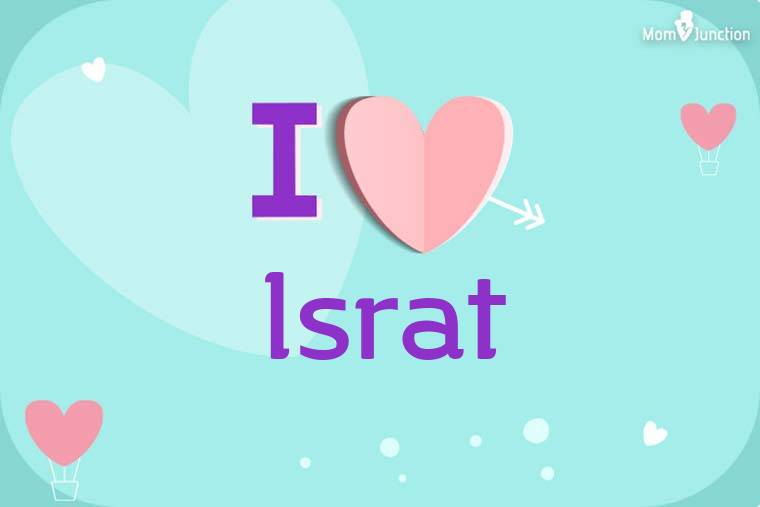 I Love Israt Wallpaper