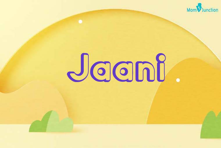 Jaani 3D Wallpaper