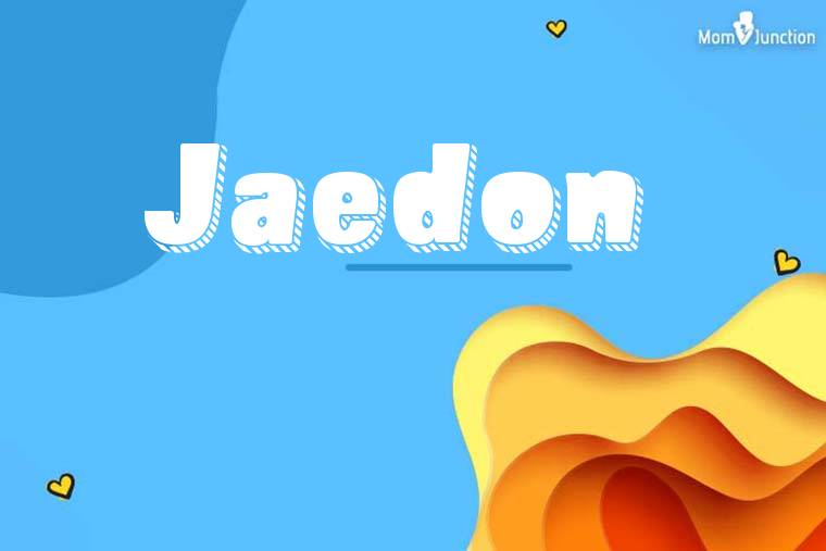 Jaedon 3D Wallpaper