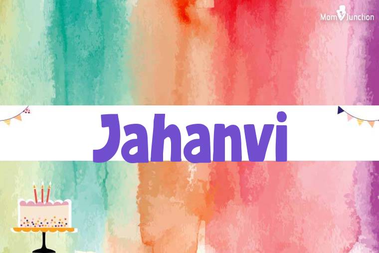 Jahanvi Birthday Wallpaper