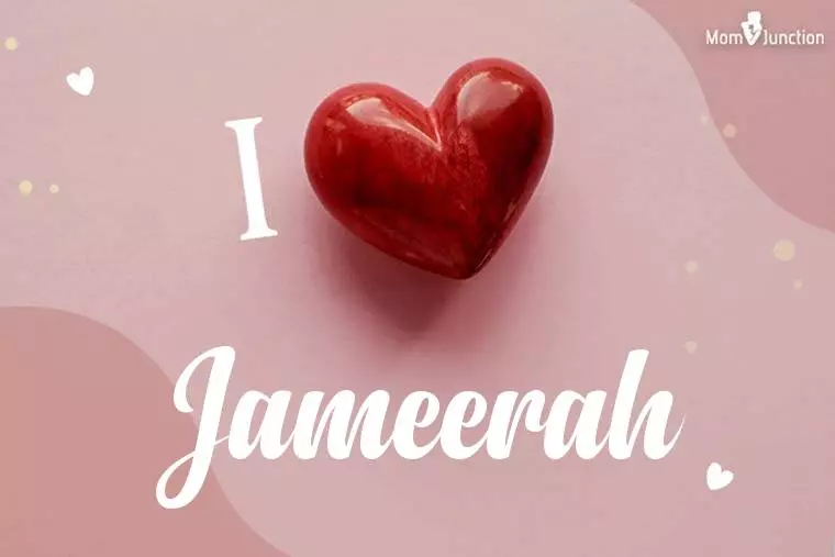 I Love Jameerah Wallpaper