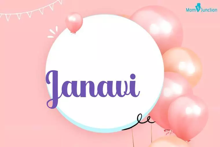 Janavi Birthday Wallpaper