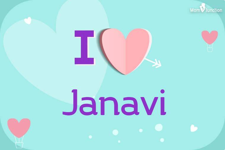 I Love Janavi Wallpaper