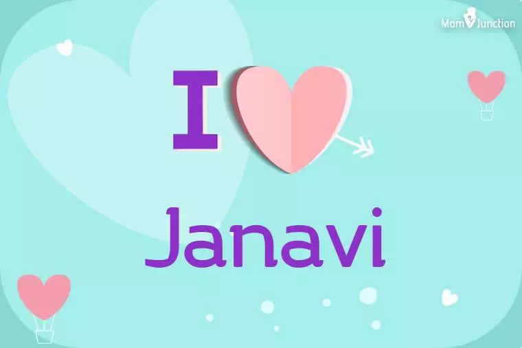 I Love Janavi Wallpaper