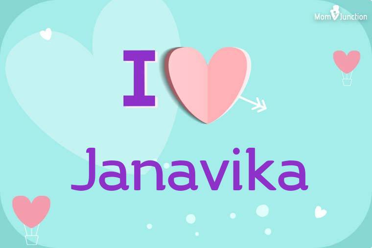 I Love Janavika Wallpaper