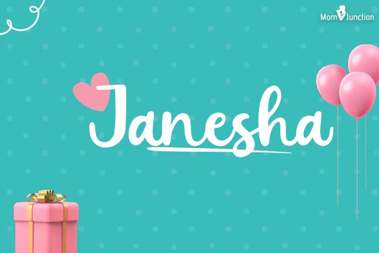 Janesha Birthday Wallpaper
