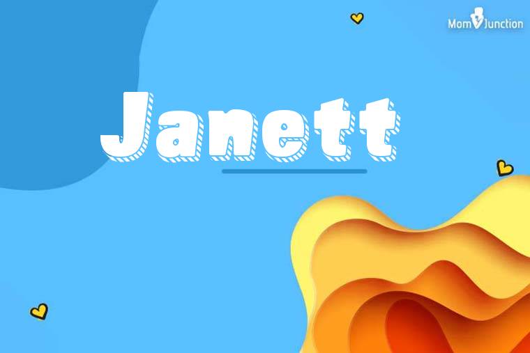 Janett 3D Wallpaper