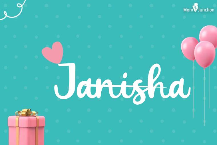 Janisha Birthday Wallpaper