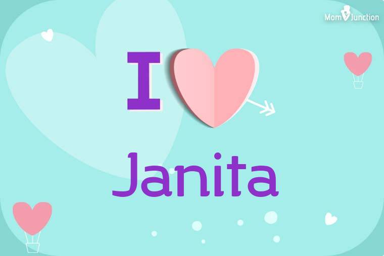 I Love Janita Wallpaper