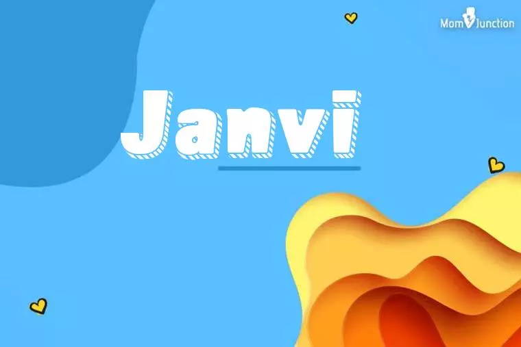 Janvi 3D Wallpaper