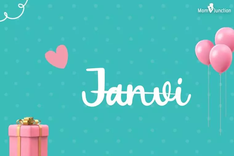 Janvi Birthday Wallpaper