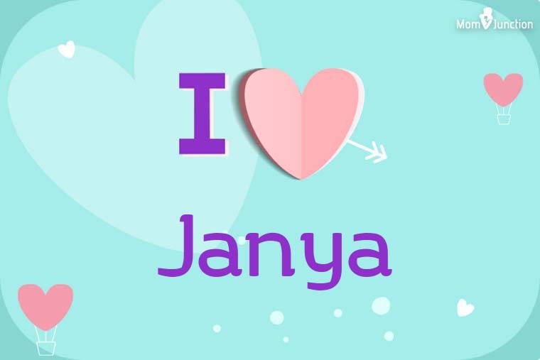 I Love Janya Wallpaper