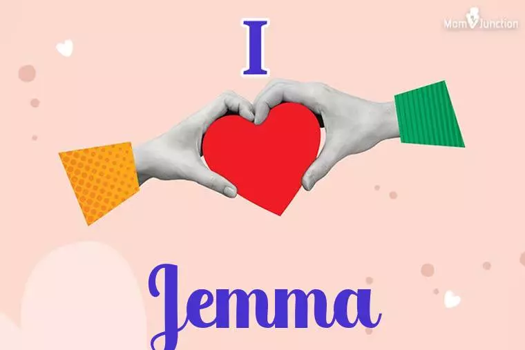 I Love Jemma Wallpaper
