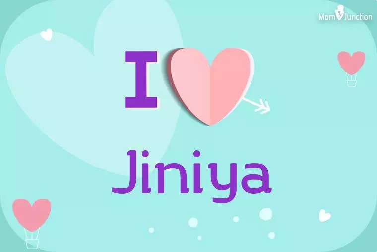 I Love Jiniya Wallpaper