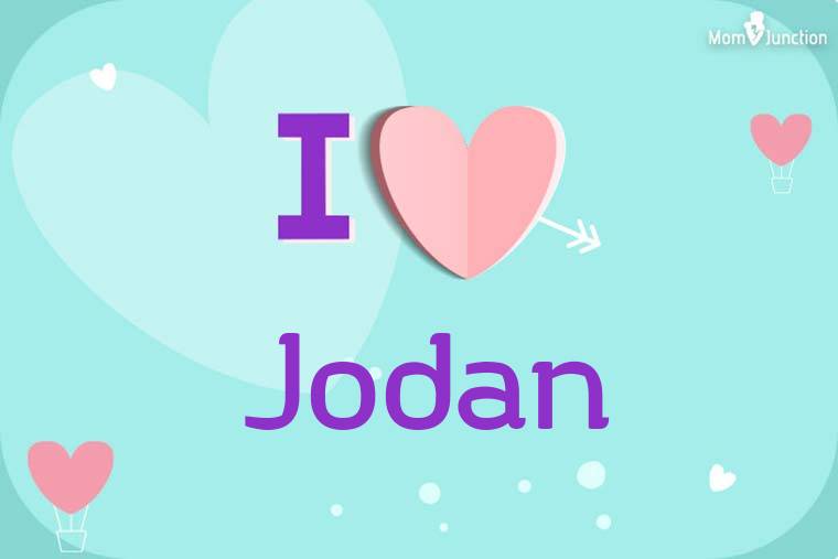 I Love Jodan Wallpaper