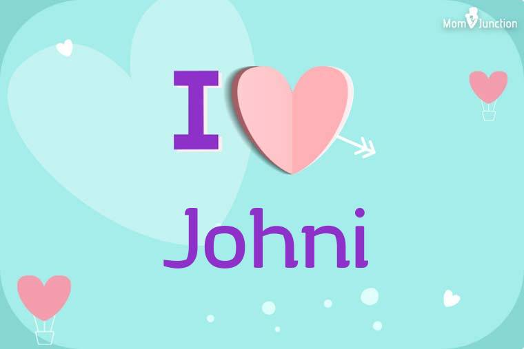 I Love Johni Wallpaper