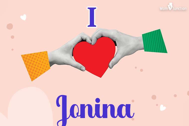 I Love Jonina Wallpaper