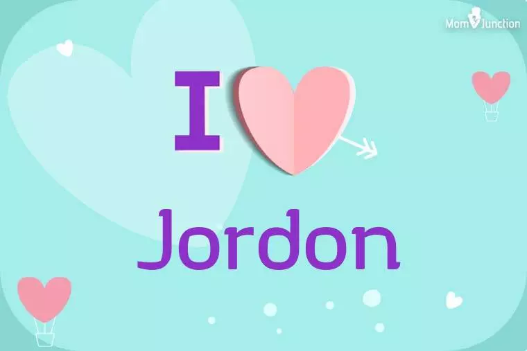 I Love Jordon Wallpaper