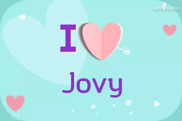 I Love Jovy Wallpaper