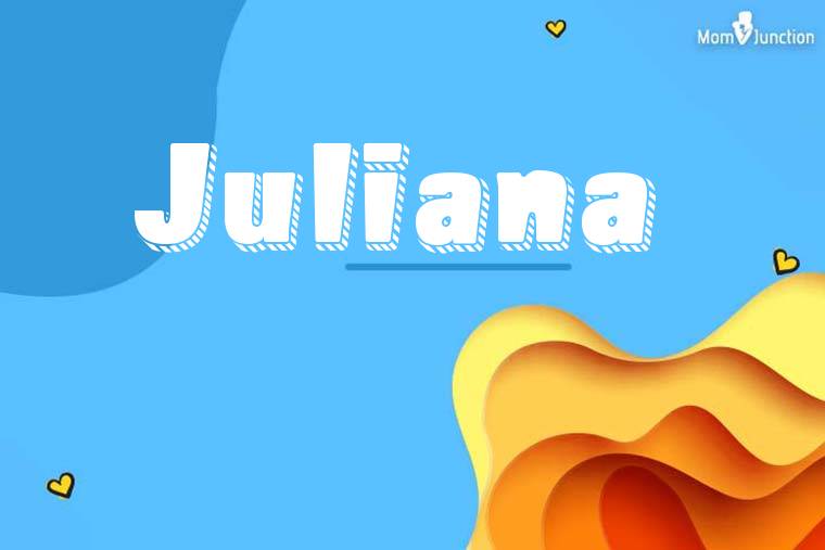 Juliana 3D Wallpaper