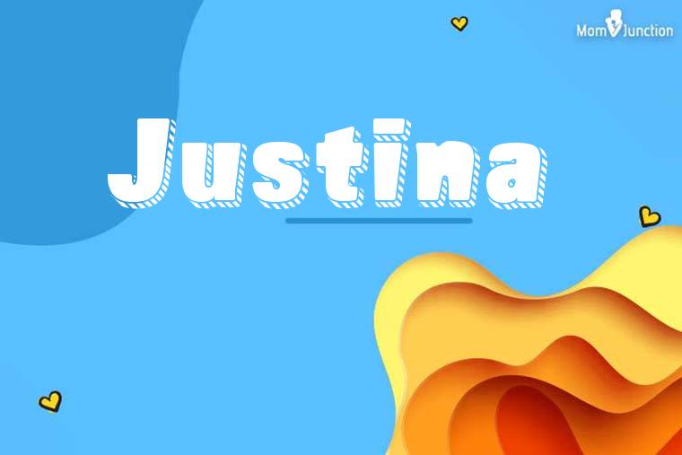 Justina 3D Wallpaper