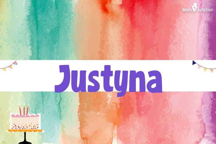 Justyna Birthday Wallpaper