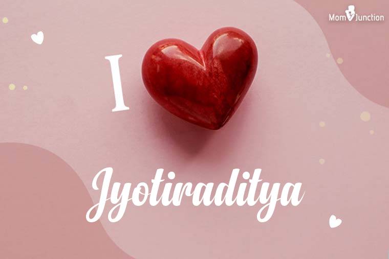 I Love Jyotiraditya Wallpaper