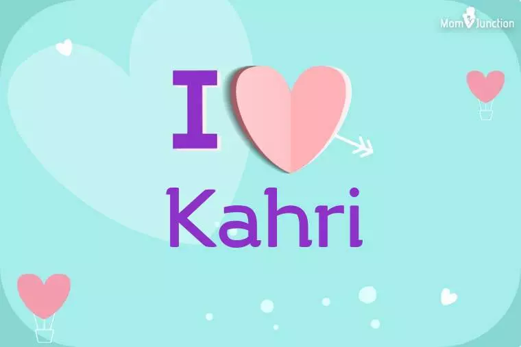 I Love Kahri Wallpaper