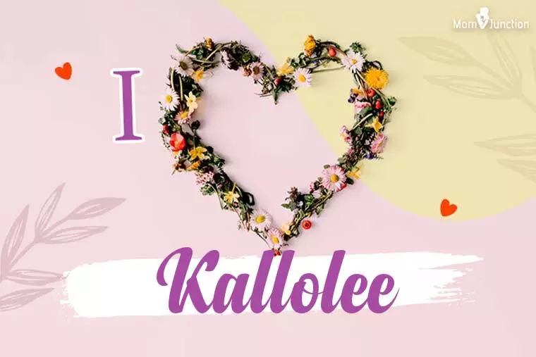 I Love Kallolee Wallpaper