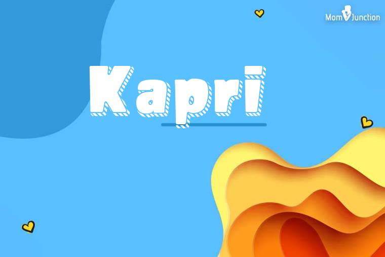 Kapri 3D Wallpaper