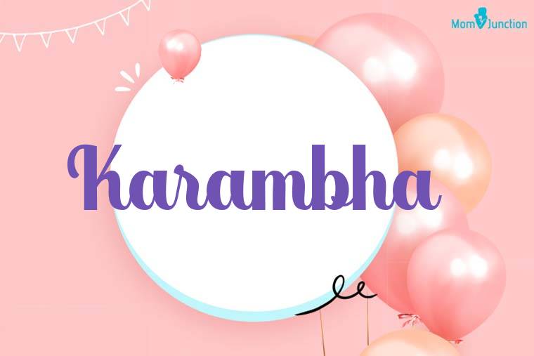 Karambha Birthday Wallpaper