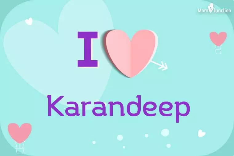 I Love Karandeep Wallpaper