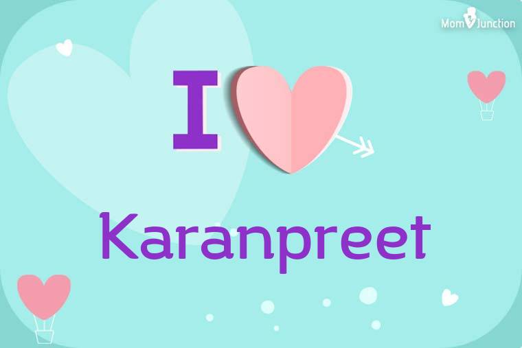 I Love Karanpreet Wallpaper