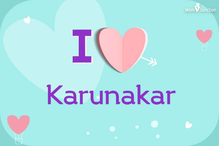 I Love Karunakar Wallpaper
