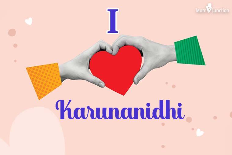 I Love Karunanidhi Wallpaper
