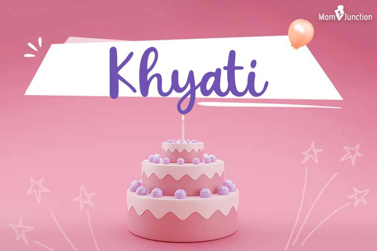 Khyati Birthday Wallpaper