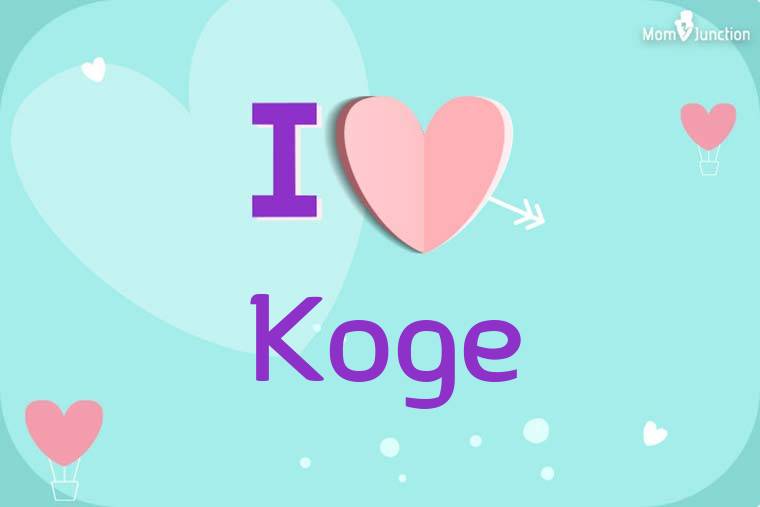I Love Koge Wallpaper