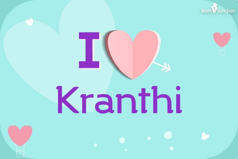 I Love Kranthi Wallpaper