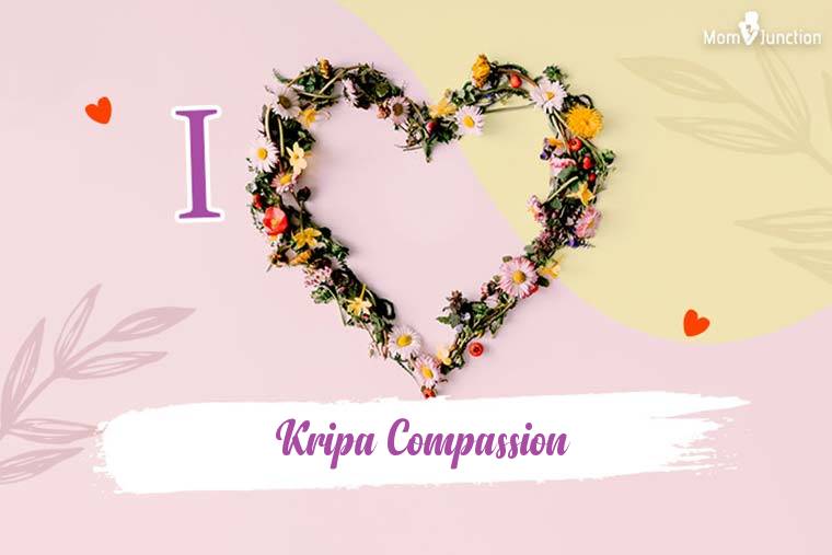 I Love Kripa Compassion Wallpaper