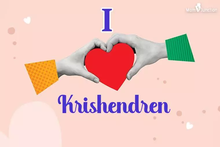 I Love Krishendren Wallpaper