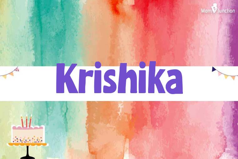Krishika Birthday Wallpaper